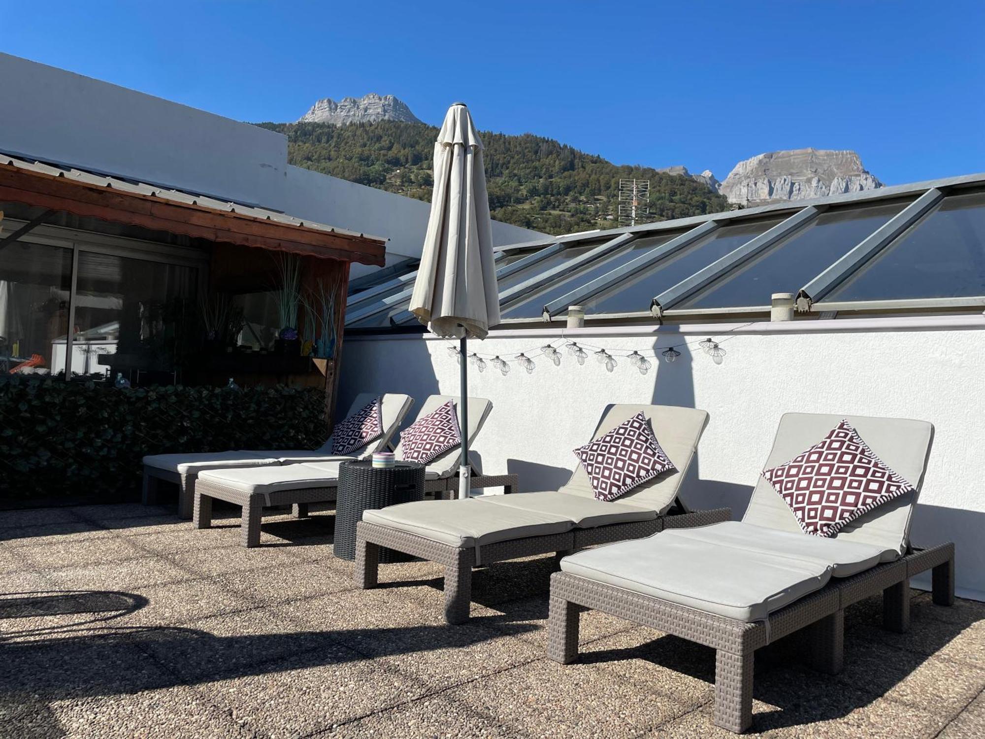 Rooftop 1 - Jacuzzi Prive Au Pied Du Monte-blanco * Sallanches